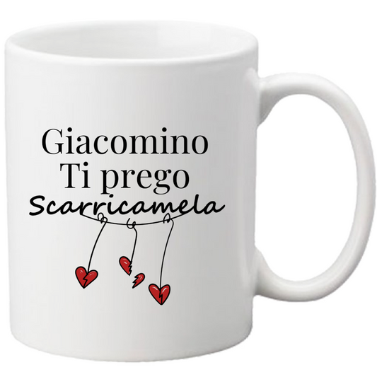 Tazza GIACOMINO TI PREGO SCARRICAMELA